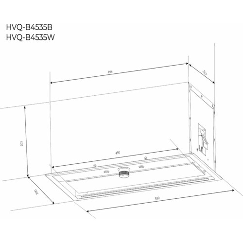 Вытяжка HAIER HVQ-B4535W