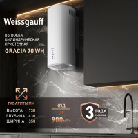 Вытяжка Weissgauff Gracia 70 WH