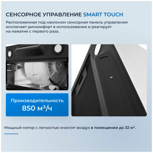 Вытяжка ZUGEL ZHI523B черная