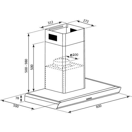 Вытяжка Brandt BHB6602X