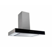 Вытяжка Sirius SLTC 81 90 см НЕРЖ-ЧЁРНОЕ СТЕКЛО