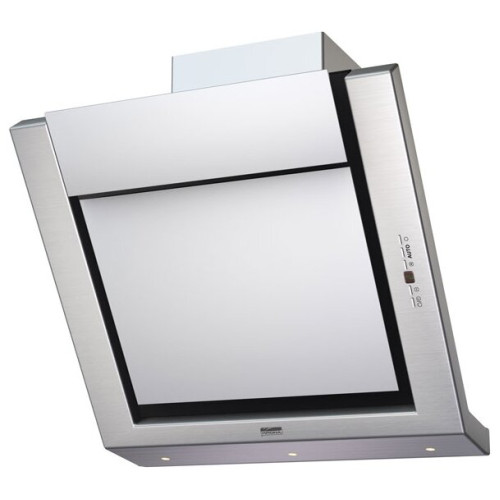 Вытяжка KRONA Amanda Silent 600 5P нерж.сталь/белое стекло