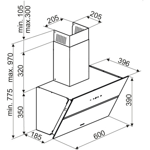 Вытяжка Brandt BHV2673XB
