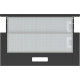 Вытяжка встраиваемая Gorenje TH606E7B черный