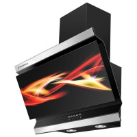 Вытяжка MAUNFELD BERFORD 60 ЧЕРНЫЙ/черное стекло с декором ВОЛНА
