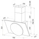 Вытяжка MAUNFELD TOWER L (TOUCH) 60 белый/БЕЛОЕ стекло