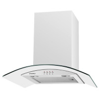 Вытяжка MAUNFELD ANCONA PLUS 50 C БЕЛЫЙ/прозрачное стекло