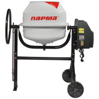 Бетоносмеситель ПАРМА БСЛ-140Ч (500 Вт, чуг.венец; Vбака/смеси 120/50л)