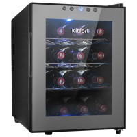 Винный шкаф Kitfort КТ-2408 черный