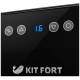 Винный шкаф Kitfort КТ-2401 черный/серебристый (однокамерный)