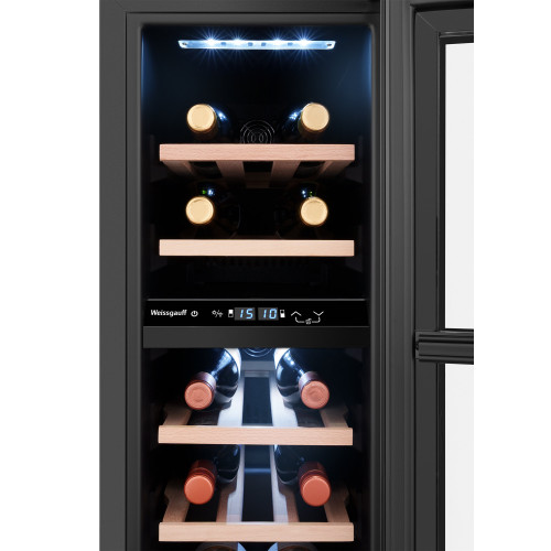 Винный холодильник Weissgauff WWCI-16 DB DualZone