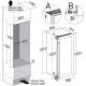 Встраиваемый холодильник винный Temptech OZ124DB