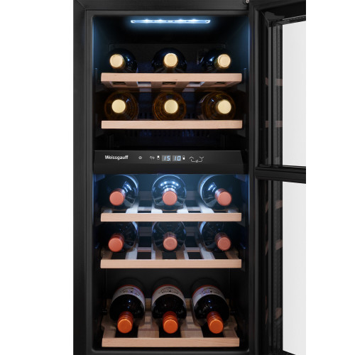 Винный холодильник Weissgauff WWCI-26 DB DualZone