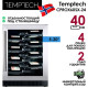 Встраиваемый холодильник винный Temptech CPROX60SX-24