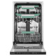 Встраиваемая посудомоечная машина Weissgauff BDW 4536 D Inverter Autoopen Timer Floor