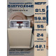 Встраиваемая посудомоечная машина NEFF S157YCX04E