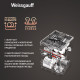 Посудомоечная машина Weissgauff DW 6160 Inverter Real Touch AutoOpen