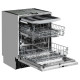 Встраиваемая посудомоечная машина Monsher MD 6002 серебристый
