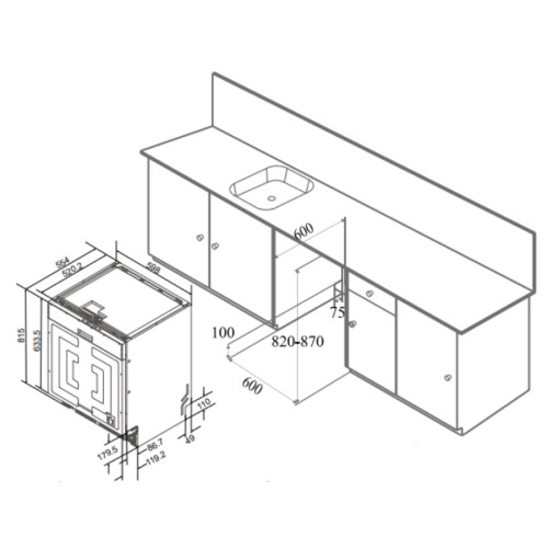 Посудомоечная машина MEFERI MDW6083 Comfort
