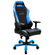 Игровое кресло DXRacer Iron series OH/IS11/NB черный с голубым
