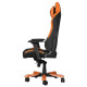Игровое кресло DXRacer Iron series OH/IS11/NB черный с голубым