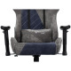 Кресло игровое Бюрократ VIKING X Fabric серый/темно-синий