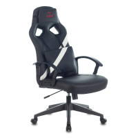 Кресло Бюрократ Zombie DRIVER черный/белый