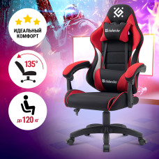 Игровое кресло Defender Sorrento Black/Red (Ткань)