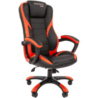 Игровое кресло Chairman game 22 черный/красный