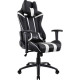 Игровое кресло Aerocool AC120 AIR-BW черно-белое