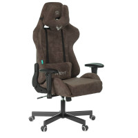 Кресло игровое Бюрократ VIKING KNIGHT LT28 FABRIC серо-голубой