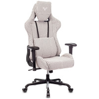 Кресло игровое Бюрократ VIKING LOFT серый ромбик
