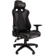 Игровое кресло Chairman game 44 чёрное/серое