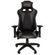 Игровое кресло Chairman game 44 чёрное/серое
