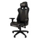Игровое кресло Chairman game 44 чёрное/серое