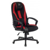 Кресло игровое Бюрократ Zombie 9 черный/красный искусст.кожа/ткань крестовина пластик