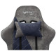 Игровое кресло Бюрократ VIKING X Fabric белый/серо-голубой