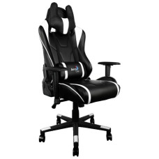 Игровое кресло Aerocool AC220 AIR-BW черно-белое