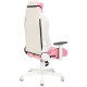 Кресло игровое Бюрократ Zombie EPIC PRO Fabric белый/розовый