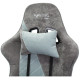 Кресло игровое Бюрократ VIKING X Fabric серый/серо-голубой