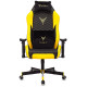 Кресло игровое Бюрократ Knight Neon черный/желтый соты