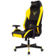 Кресло игровое Бюрократ Knight Neon черный/желтый соты