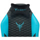 Кресло Knight Neon LBlue черный/голубой