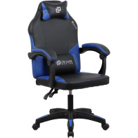 Кресло игровое OKLICK Spirit черный/синий 
