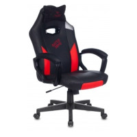 Кресло игровое Бюрократ Zombie HERO BATTLEZONE черный/красный