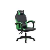 Кресло игровое OKLICK Spirit черный/зеленый 