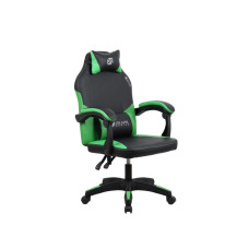 Кресло игровое OKLICK Spirit черный/зеленый 