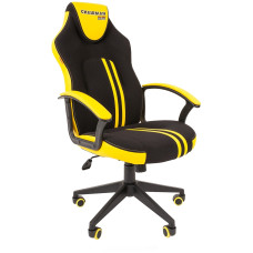 Игровое кресло Chairman game 26 черный/желтый