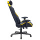 Кресло игровое Бюрократ Zombie HERO CYBERZONE черный/желтый