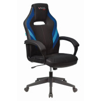 Игровое кресло Бюрократ VIKING 3 AERO BLUE черный/синий
